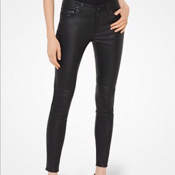 MICHAEL Michael Kors Pants - *NWT* Michael Kors Selma Leather Skinny - Size 2